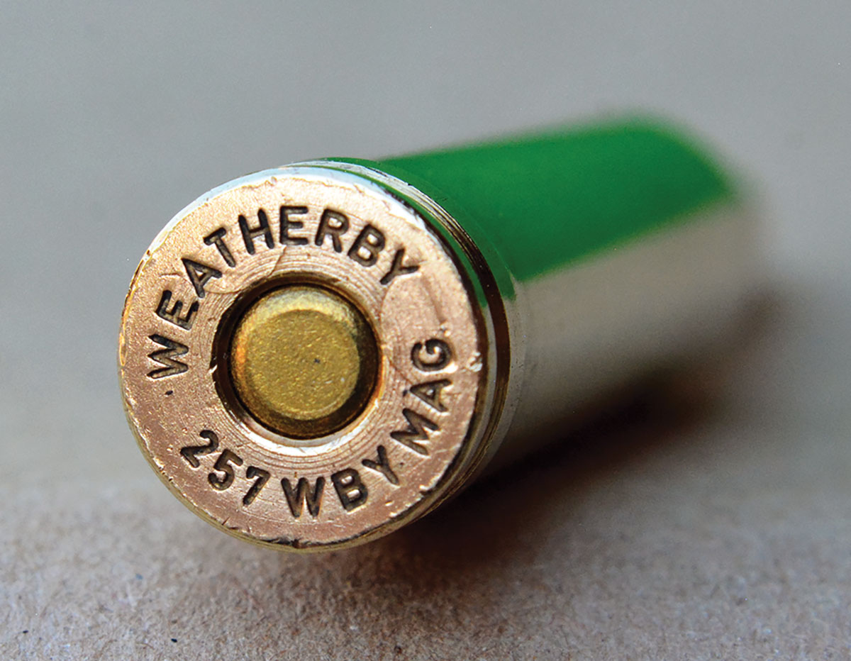 “WEATHERBY 257 WBYMAG” headstamp.